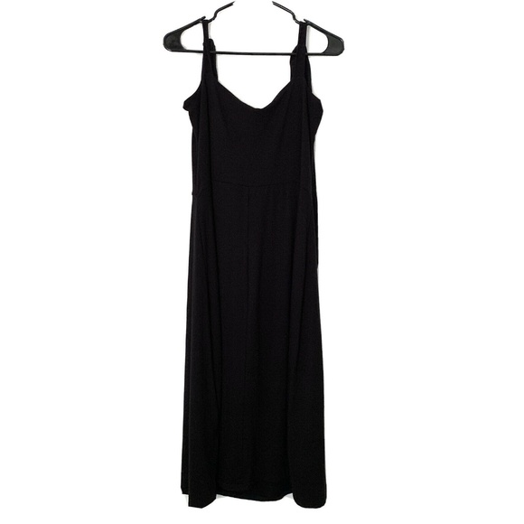 Reformation Black Wells Tie Shoulder Dress - Picture 9 of 11